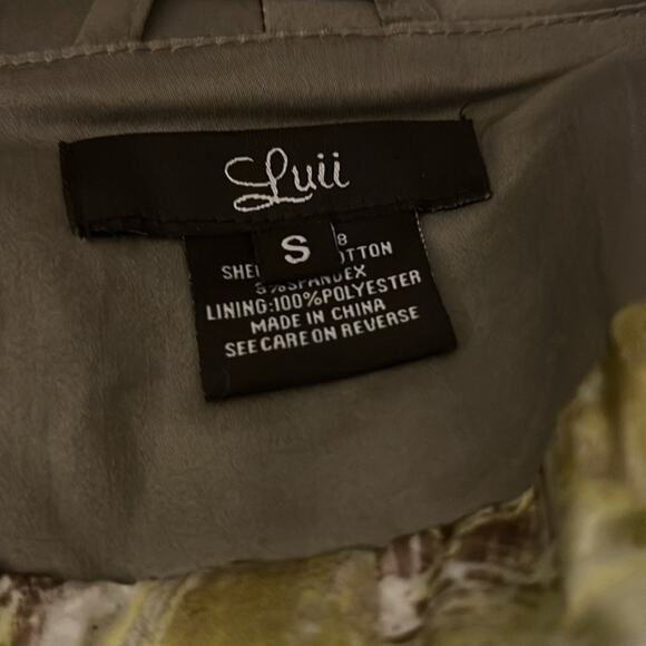 Luii Anthropologie Women's  Ruffled Belted Jacket Coat Knee Length Size Small - Picture 4 of 9